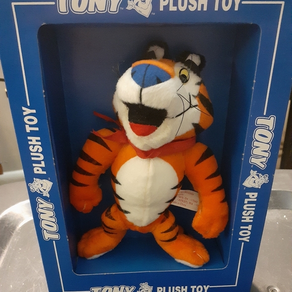 🐯🥣 TONEY THE TIGER 1997 Plush Doll NIB Collector's Item Rare  🐯🥣 - Picture 14 of 14